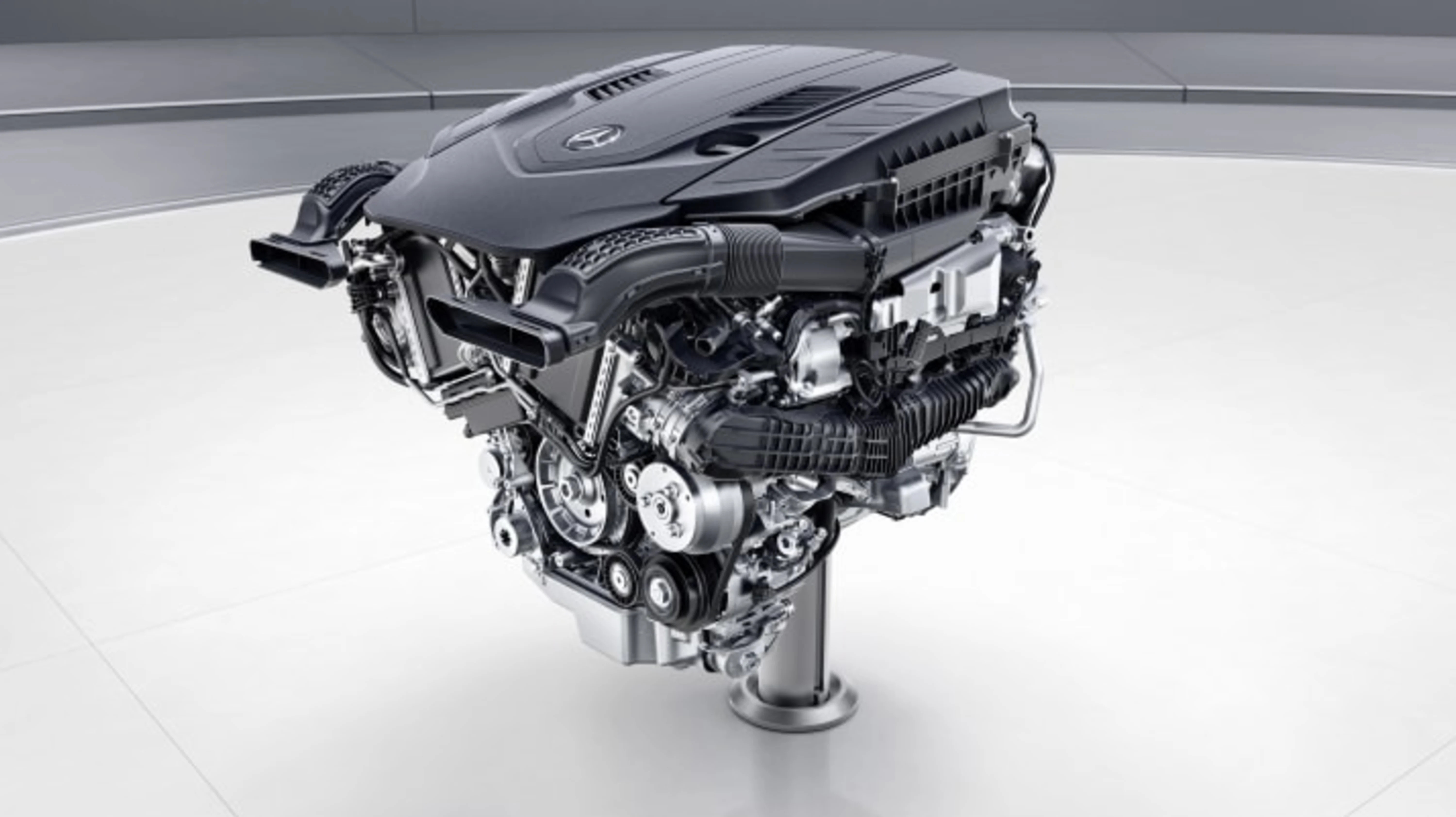 Mercedes-Benz V8-Biturbo-Benzinmotor, M176 ;  Mercedes-Benz V8-biturbo engine, M176;