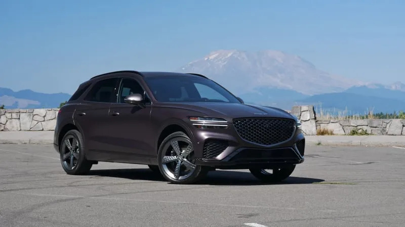 2022 Genesis GV70 at Mt St Helens