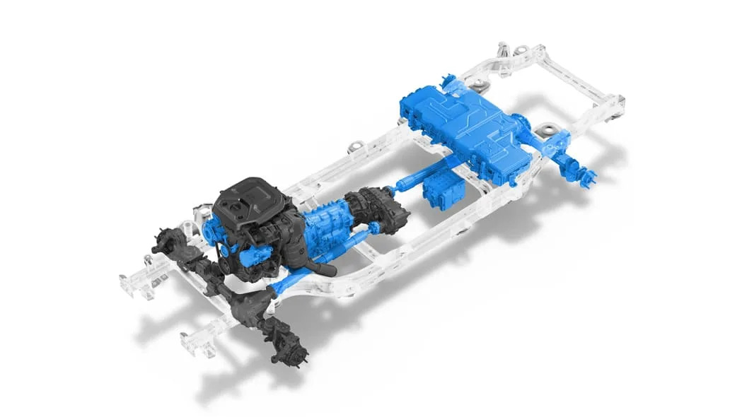 Jeep Wrangler 4xe powertrain diagram