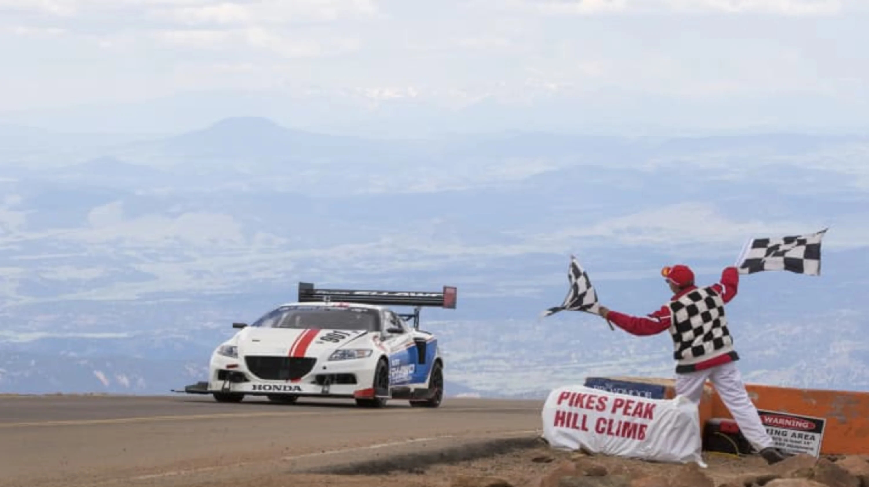 Honda CR-Z four-motor EV at Pikes Peak 2015