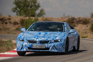 2014 BMW i8 Prototype driving